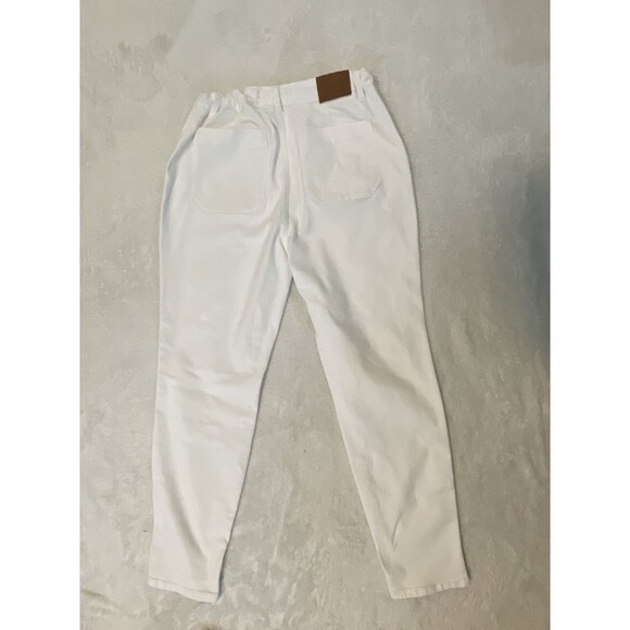 Judy Blue Jeans Jogger High Rise Waist White Stretch Denim Size 13/31 - Picture 9 of 13